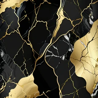 black and gold marble background