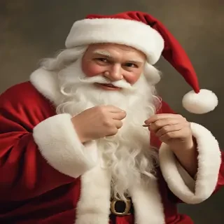 images of vintage santa