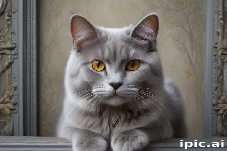 grey cat
