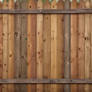 wood fence png
