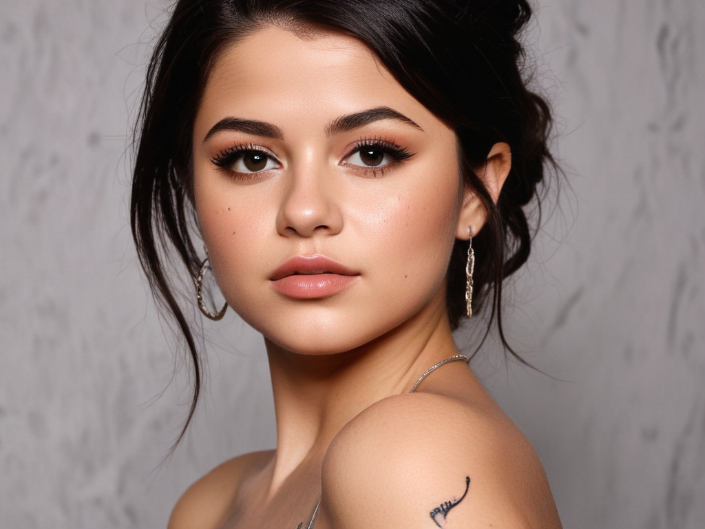 selena gomez semicolon tattoo