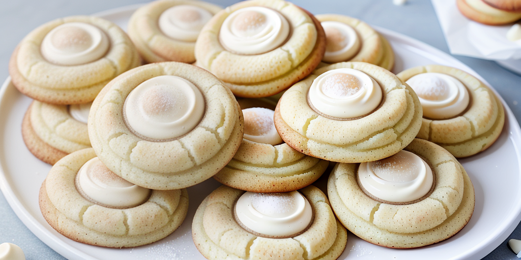 snickerdoodles dipped in white chocolate