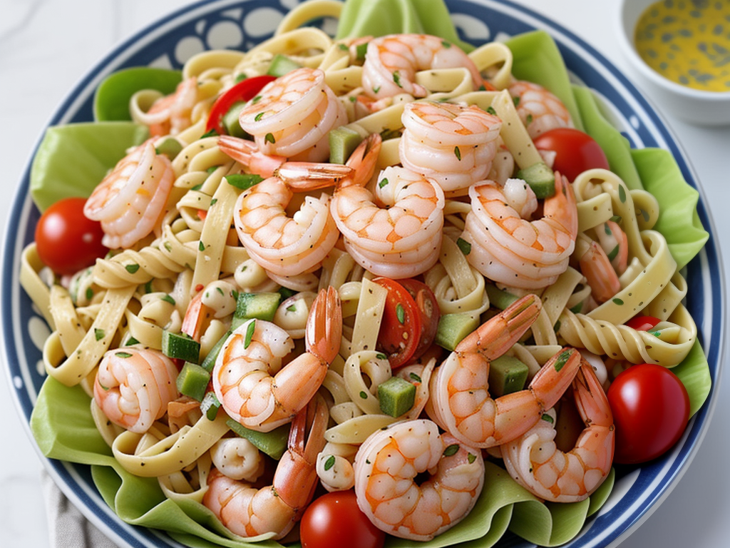 shrimp pasta salad italian dressing