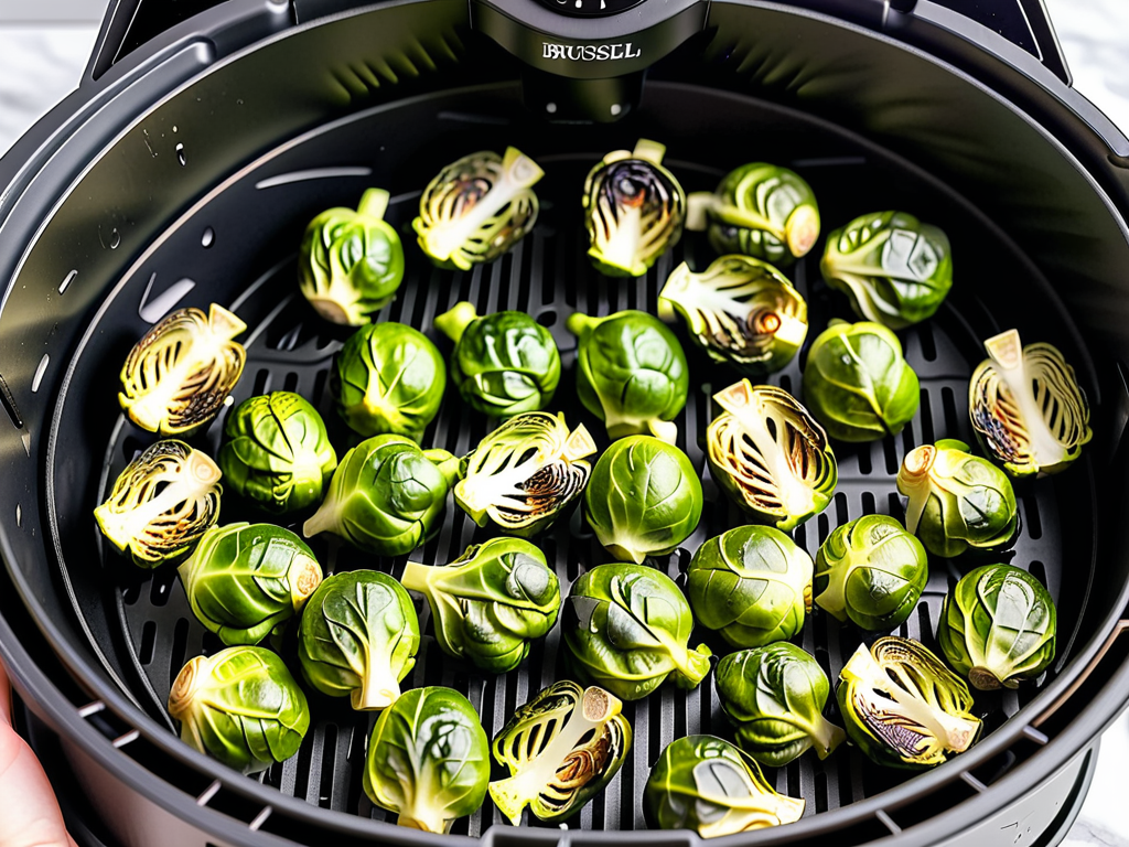 frozen brussel sprouts in air fryer