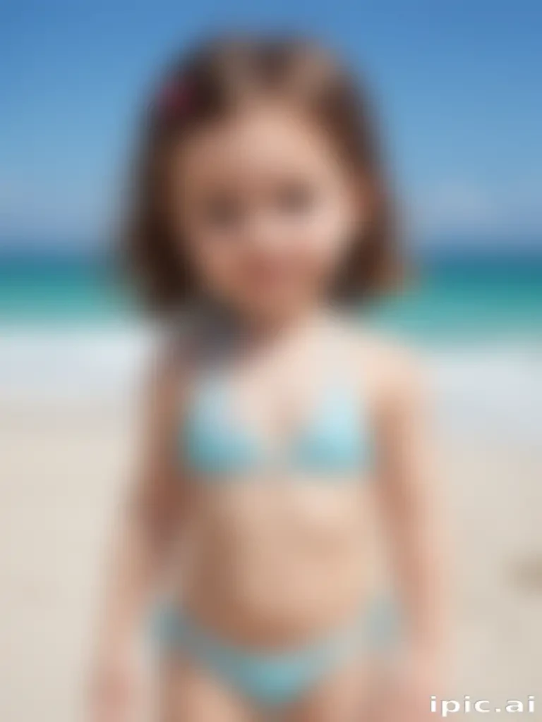 little girl in bikini ai