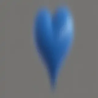 blue heart png