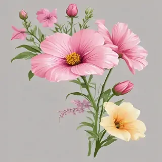 clipart transparent background flowers