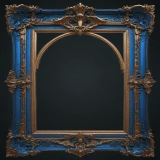 blue frame png