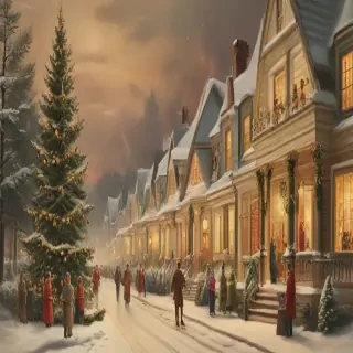 vintage christmas image