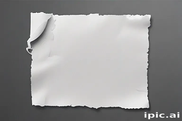 transparent background ripped paper