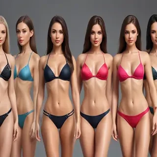 ai bikini models