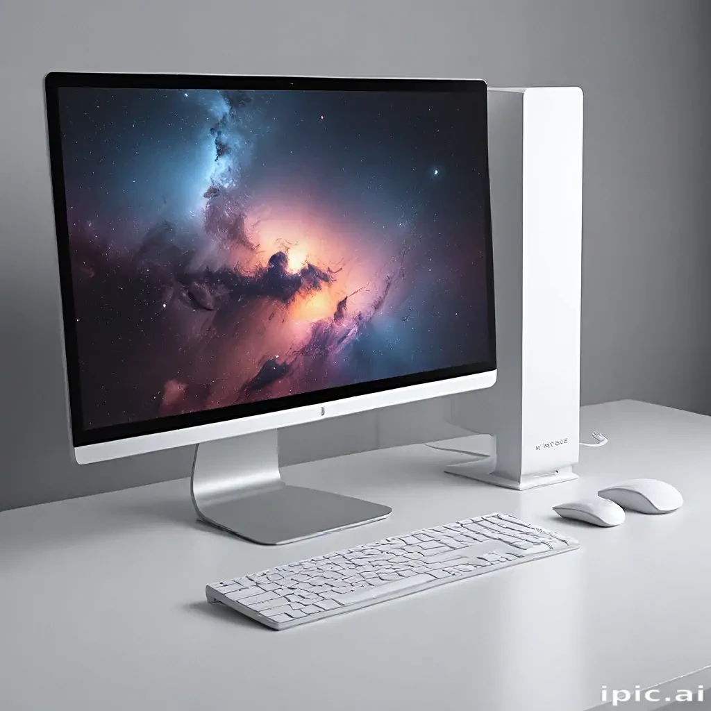 computer mockup