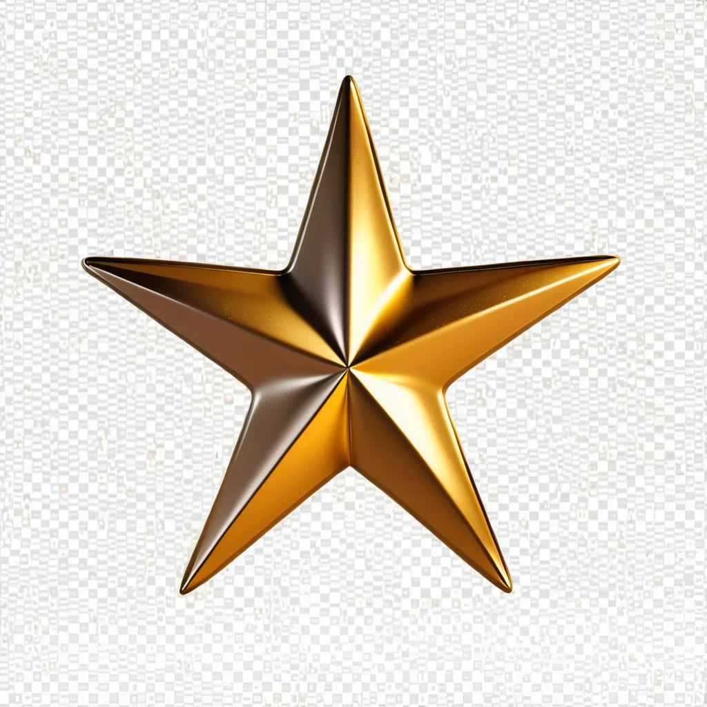 gold star png transparent