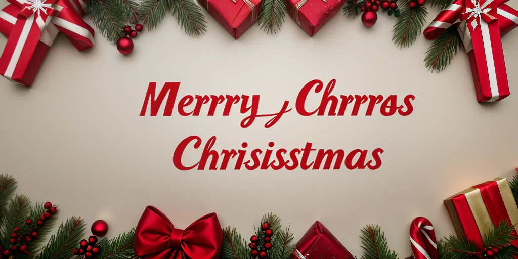 merry christmas no background