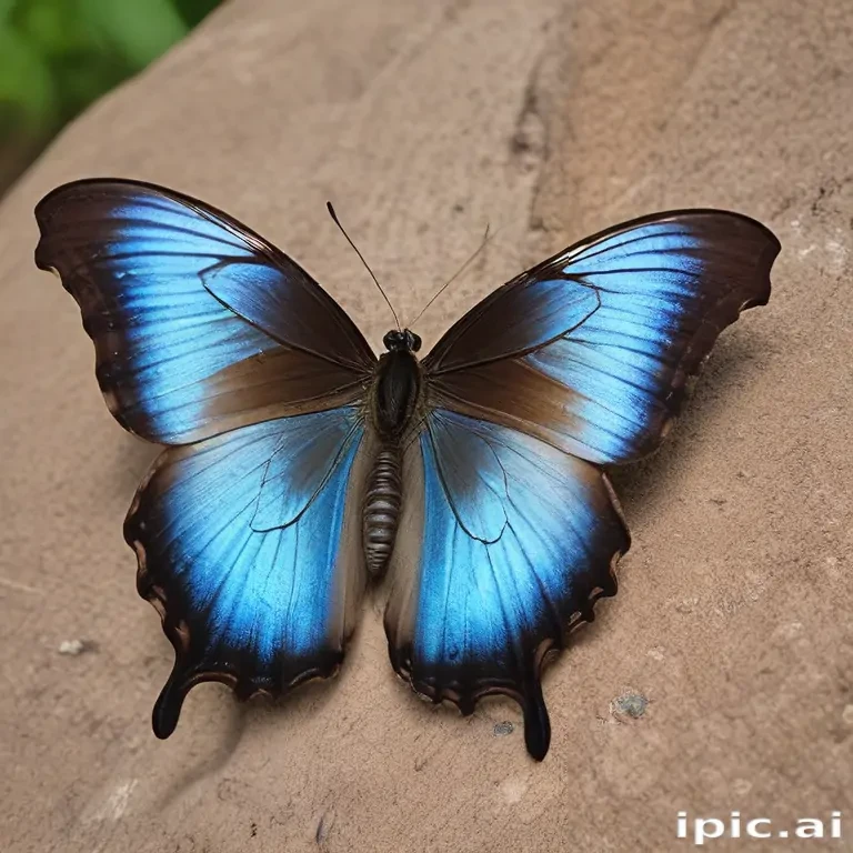 blue morpho butterfly