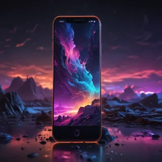 4k neon phone wallpaper