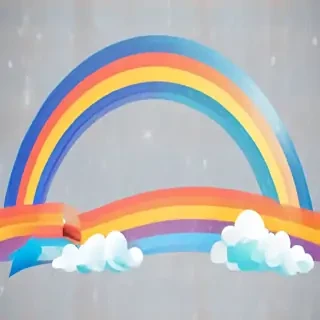 transparent background rainbow clipart