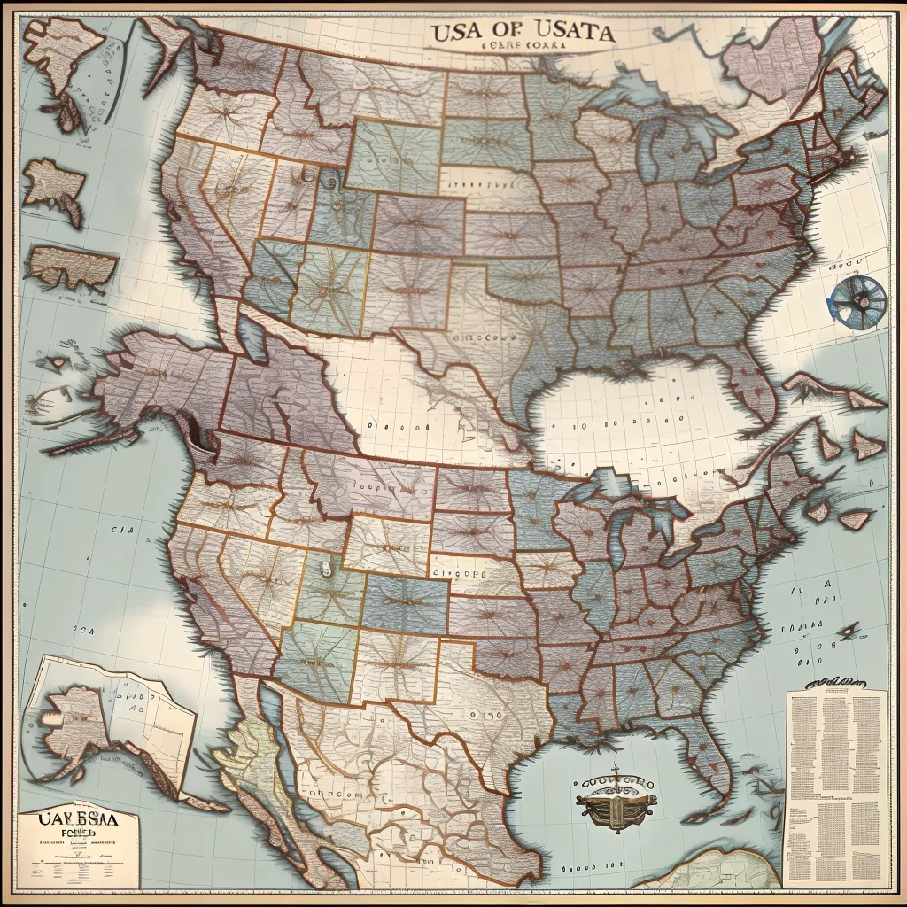 map of usa