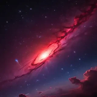 galaxy red wallpaper