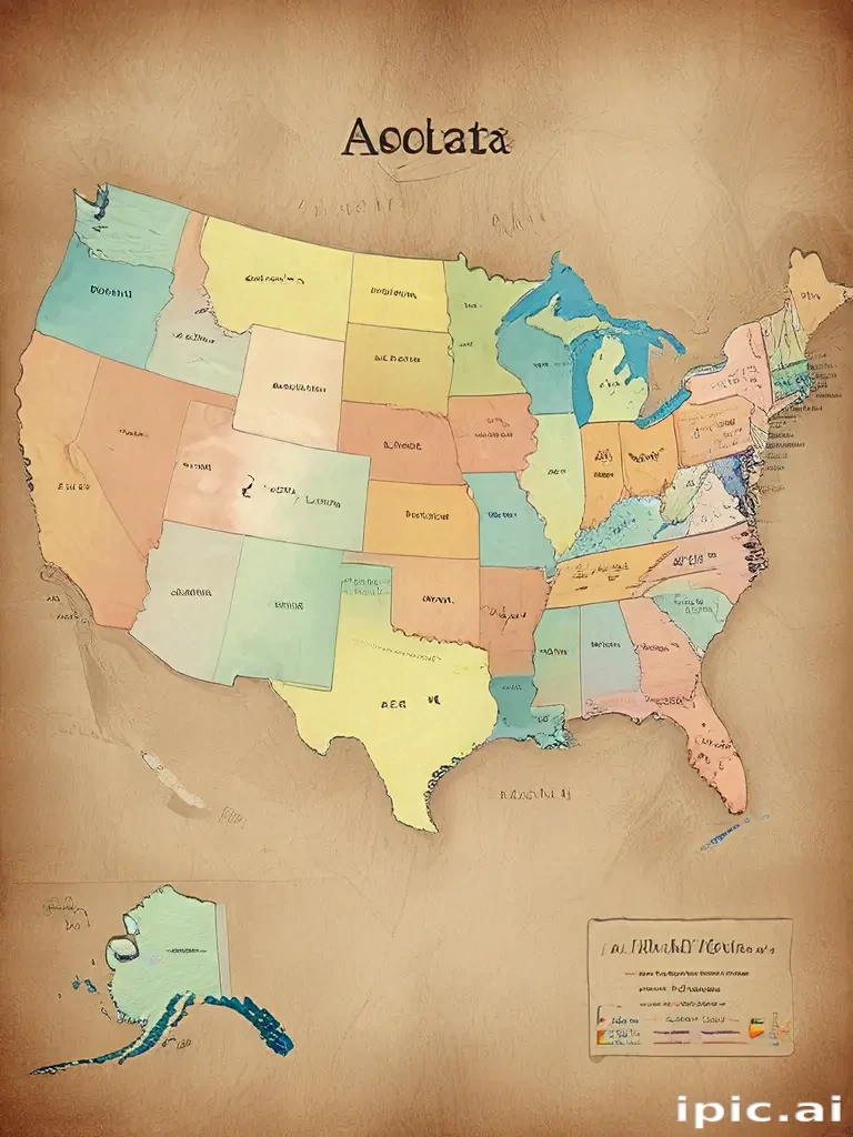 map of the us states
