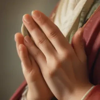 prayer hands transparent background