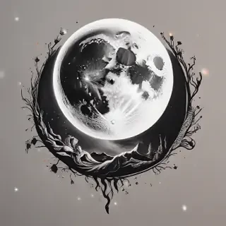 aesthetic moon drawings