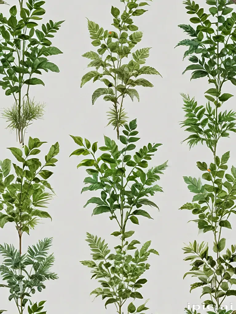 plants transparent background