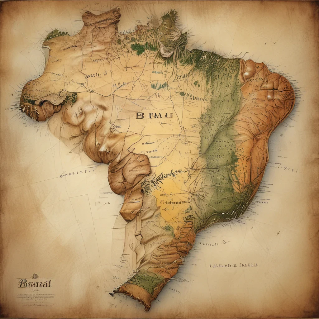 map of brazil