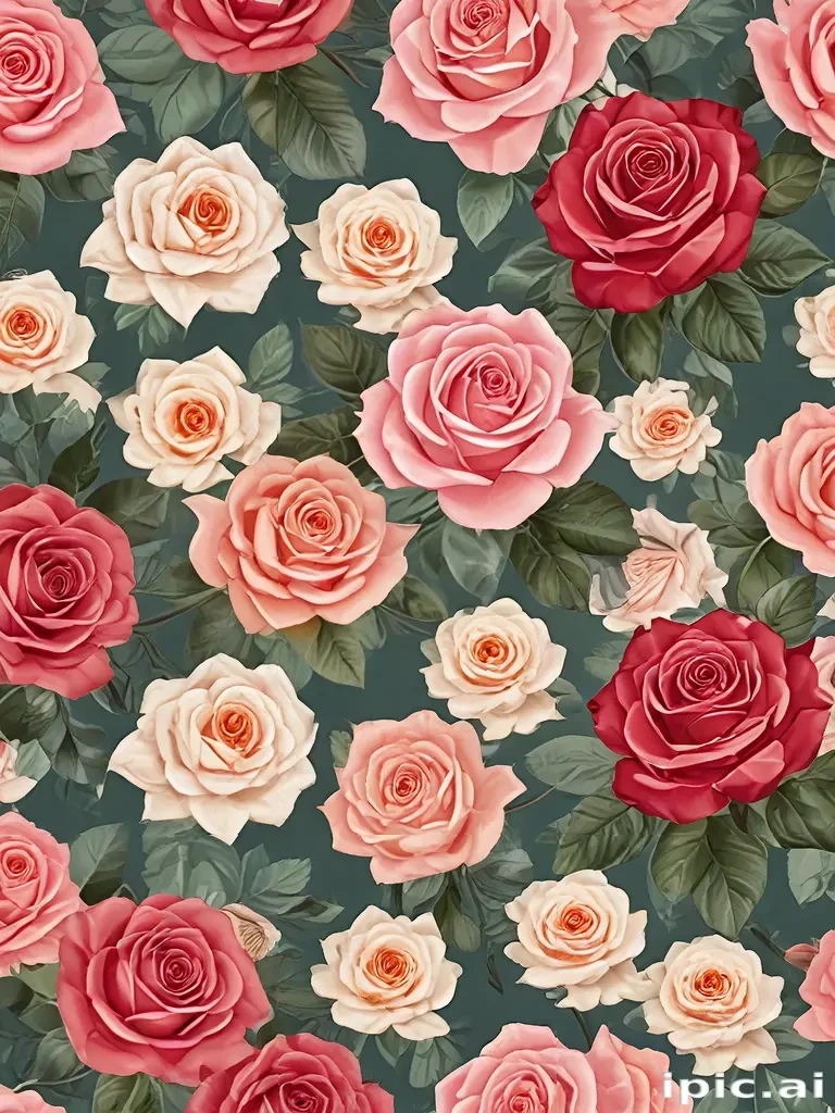 background roses wallpaper