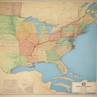map of the united states of america