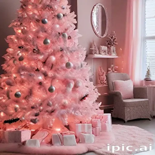 pink christmas aesthetic