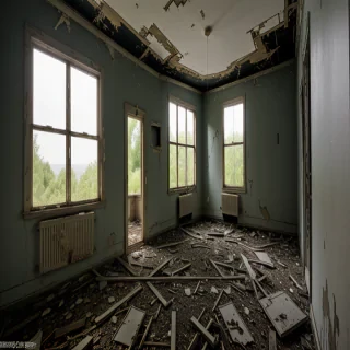 abandoned house