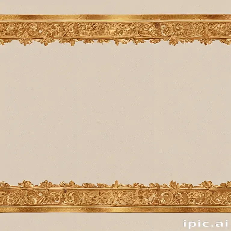 transparent background gold border