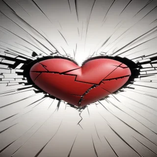 broken heart background