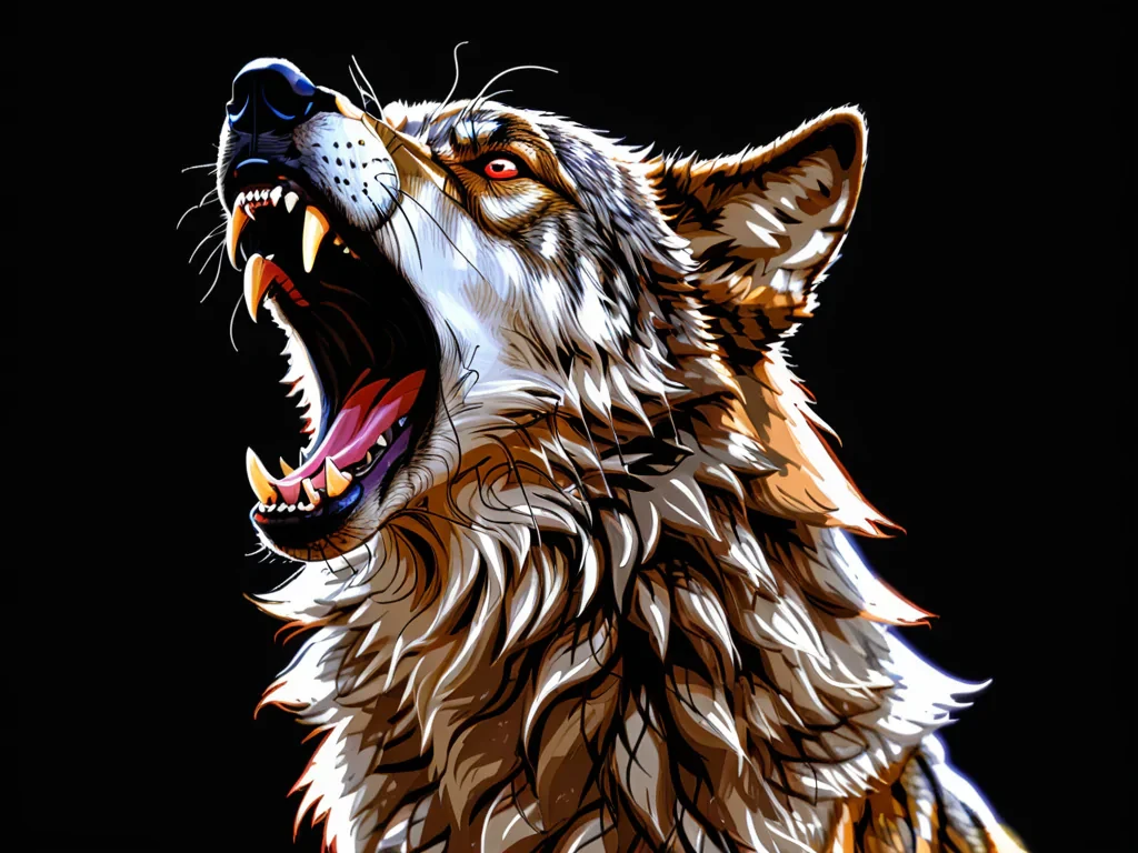 wolf howl png