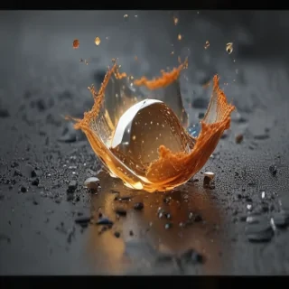 glass shattering png