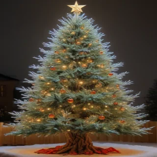 transparent christmas tree