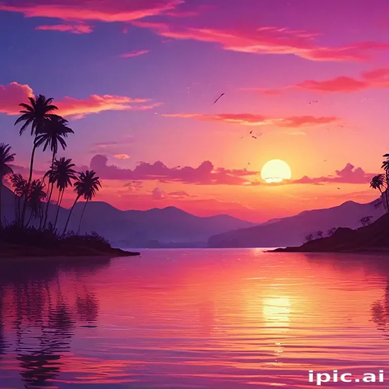 cute sunset backgrounds