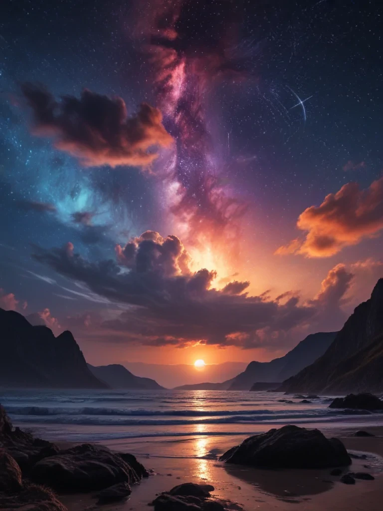 night sky wallpaper iphone