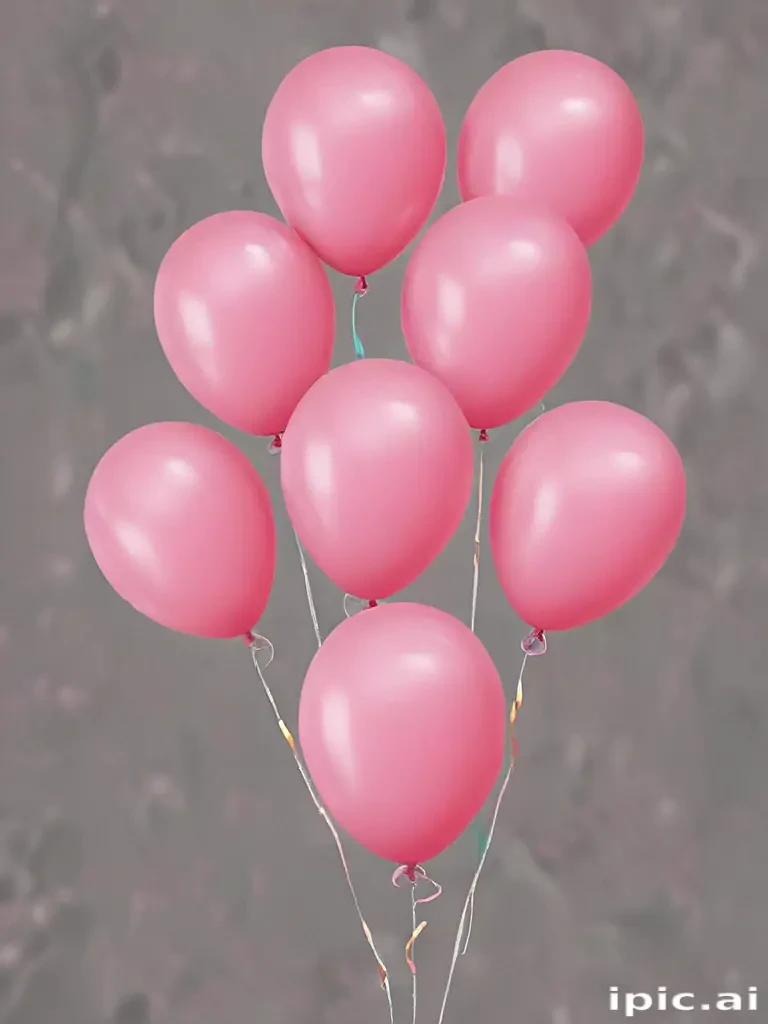 pink balloons png