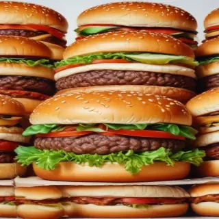 hamburger drawing