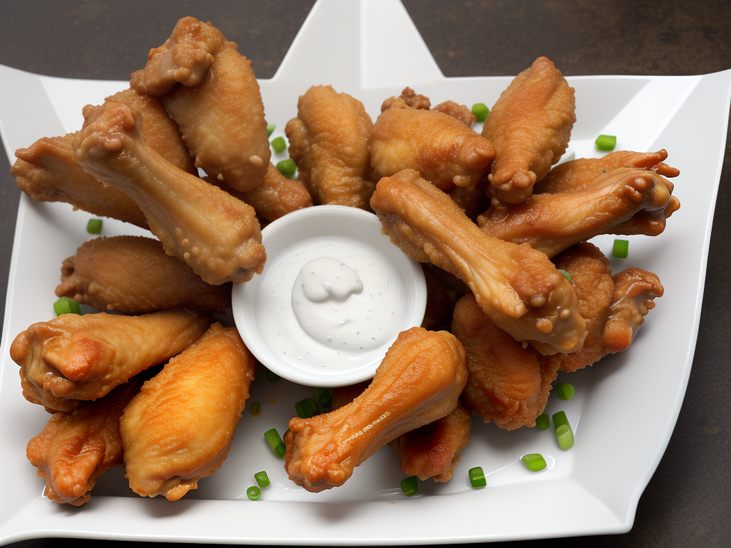 deep fried chicken wings from frozen
