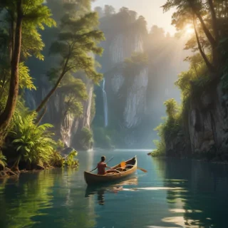 canoeing png