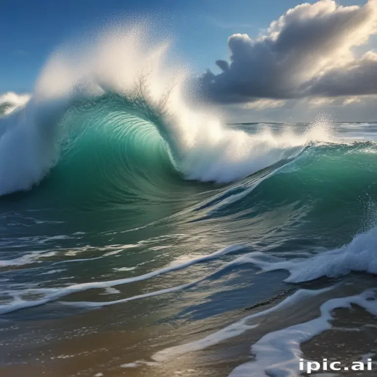 waves transparent