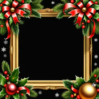 christmas picture frame png