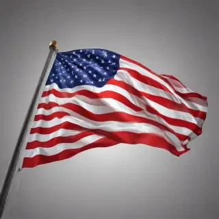 american flag waving png
