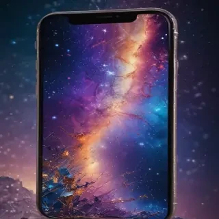 sparkly iphone background
