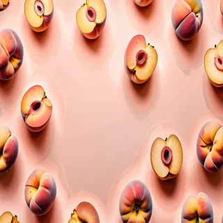 pastel peach background