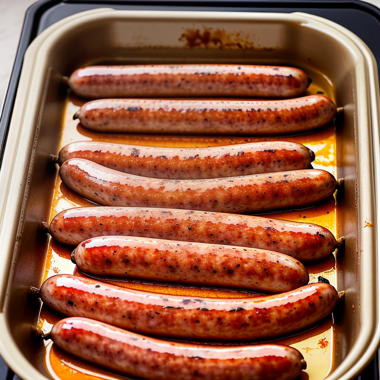 how long to cook chicken sausage in oven