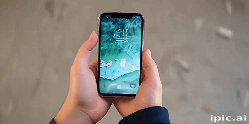person holding phone
